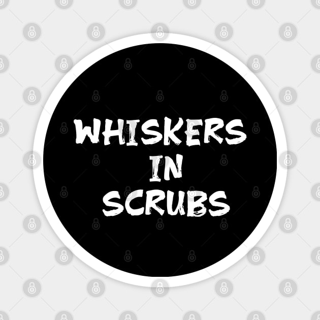 Whiskers in Scrubs funny cat surgeon Magnet by Spaceboyishere